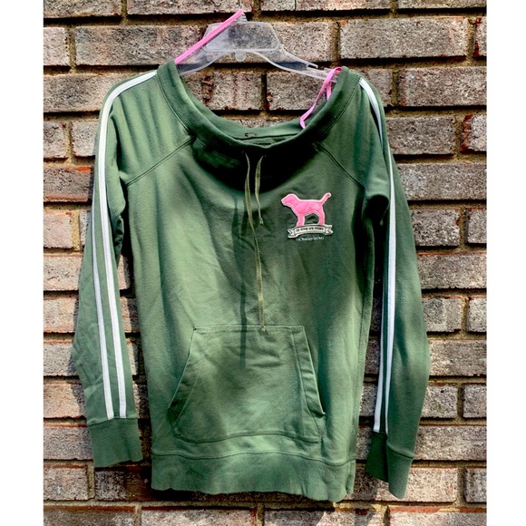 Victoria’s Secret Off The Shoulder Sweatshirt - Picture 1 of 3